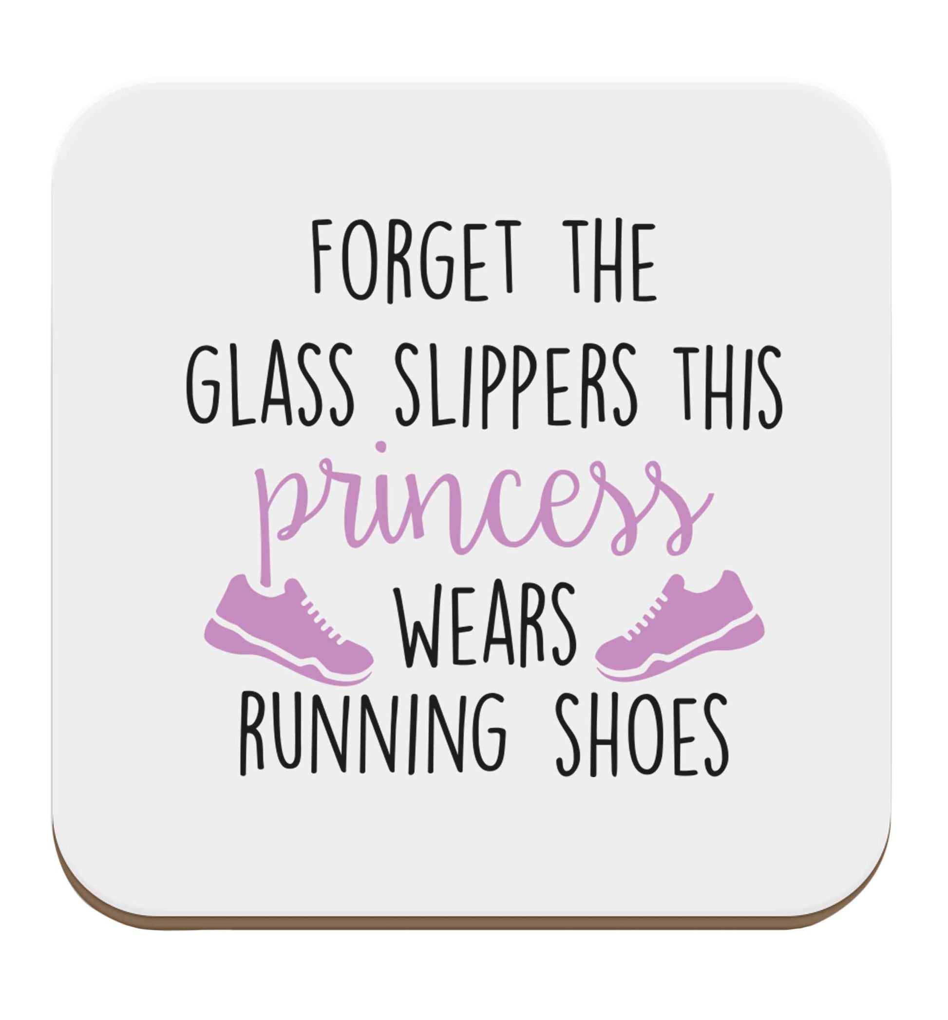 Forget the glass slippers this princess wears running shoes set of four coasters