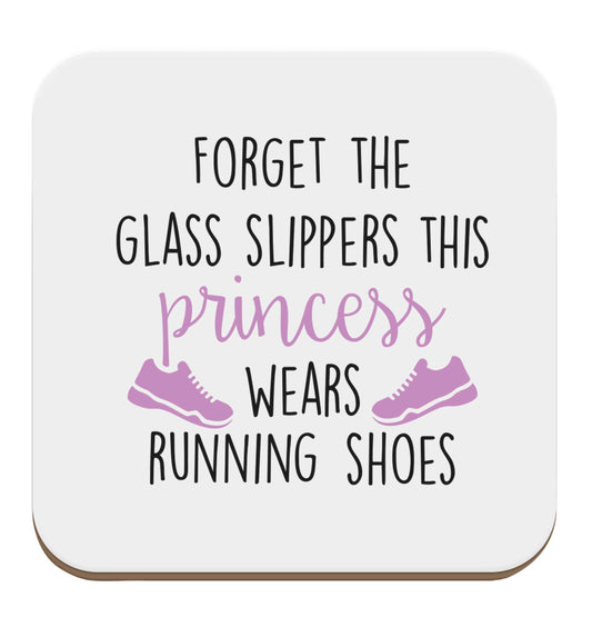 Forget the glass slippers this princess wears running shoes set of four coasters