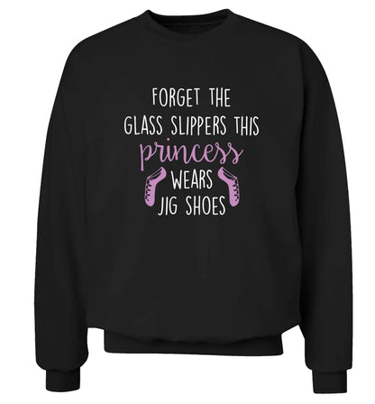 This princess wears jig shoes adult's unisex black sweater 2XL