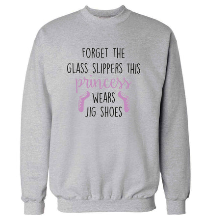 This princess wears jig shoes adult's unisex grey sweater 2XL