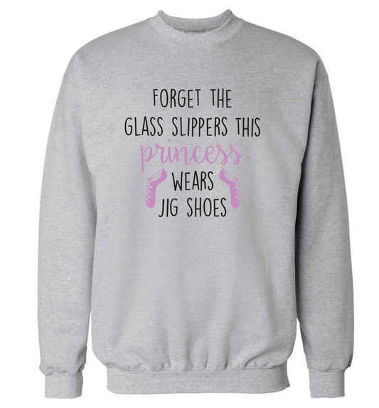 This princess wears jig shoes adult's unisex grey sweater 2XL
