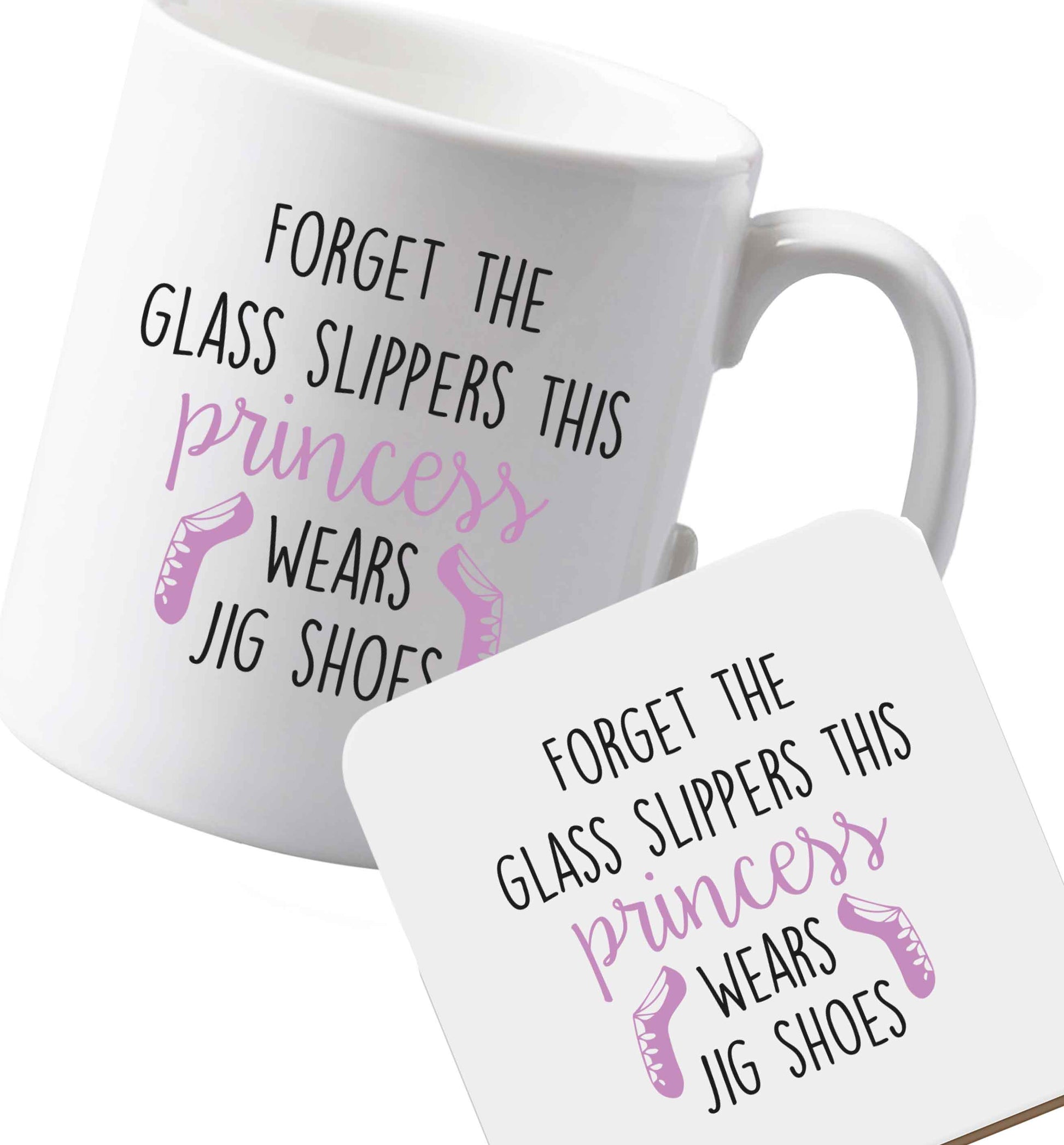 10 oz Ceramic mug and coaster Favourite Type Pan Pancake both sides