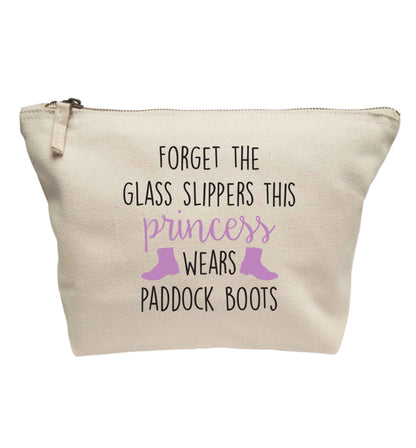Forget the glass slippers this princess wears paddock boots | Makeup / wash bag