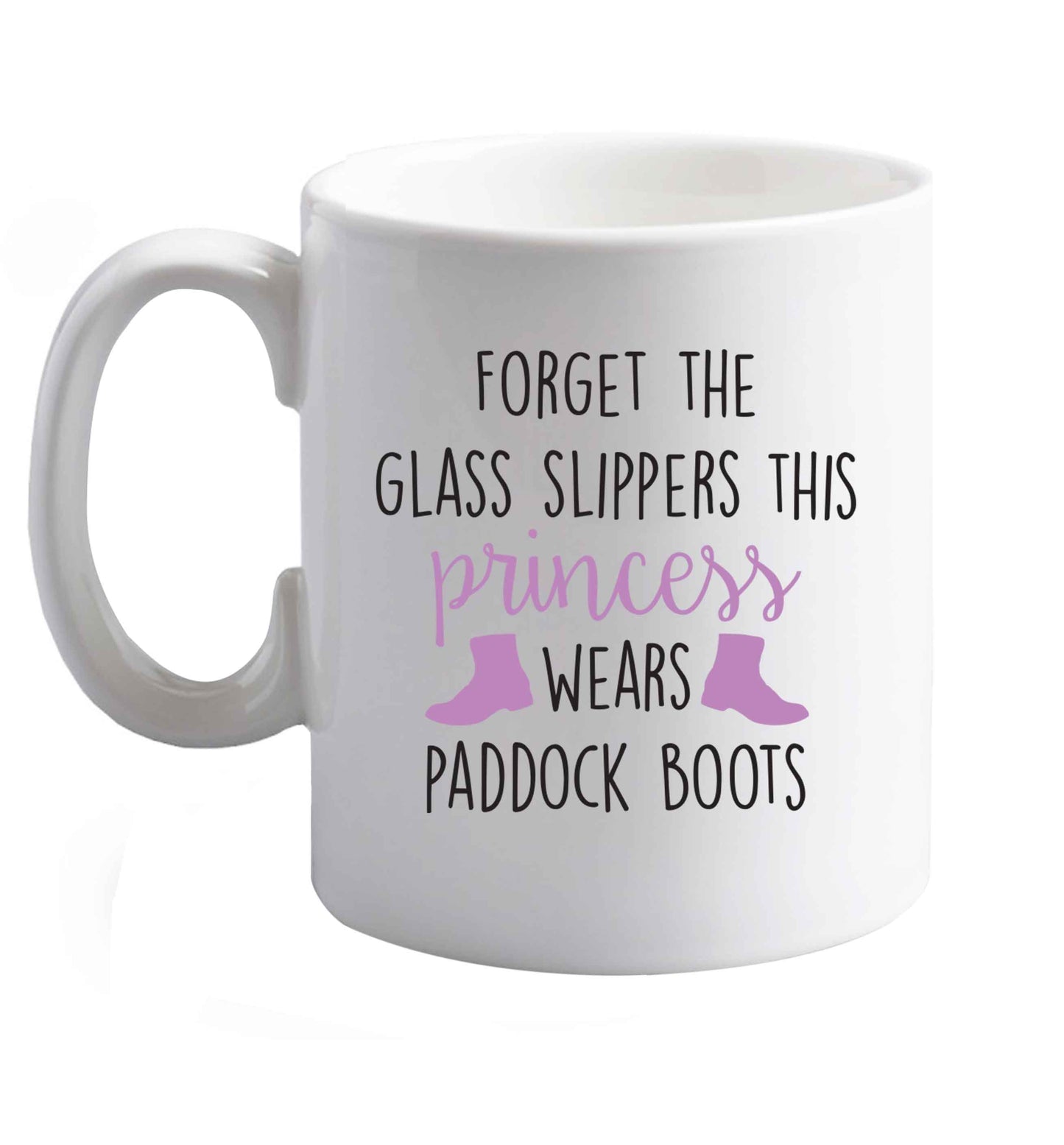 10 oz Favourite Type Pan Pancake ceramic mug right handed
