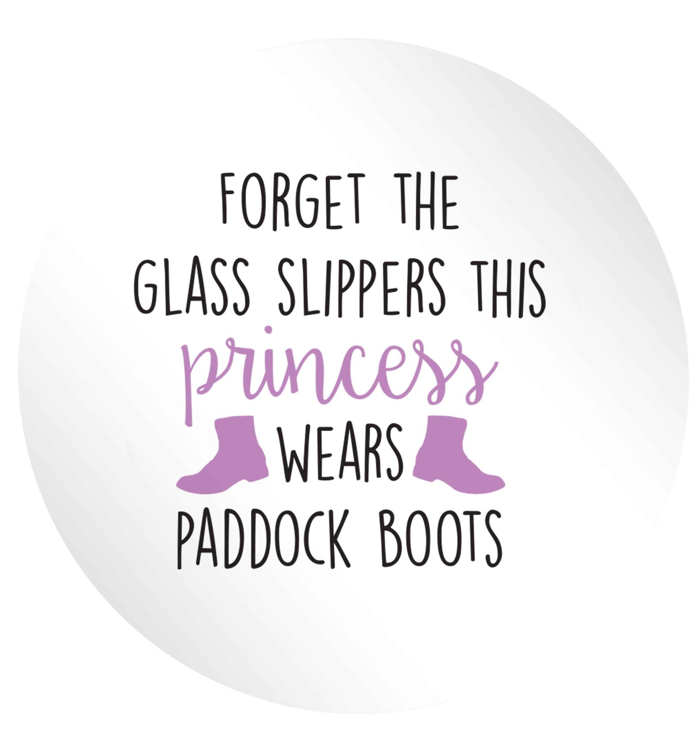 Forget the glass slippers this princess wears paddock boots 24 @ 45mm matt circle stickers