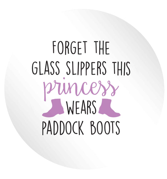 Forget the glass slippers this princess wears paddock boots 24 @ 45mm matt circle stickers