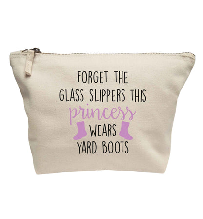 Forget the glass slippers this princess wears yard boots | Makeup / wash bag