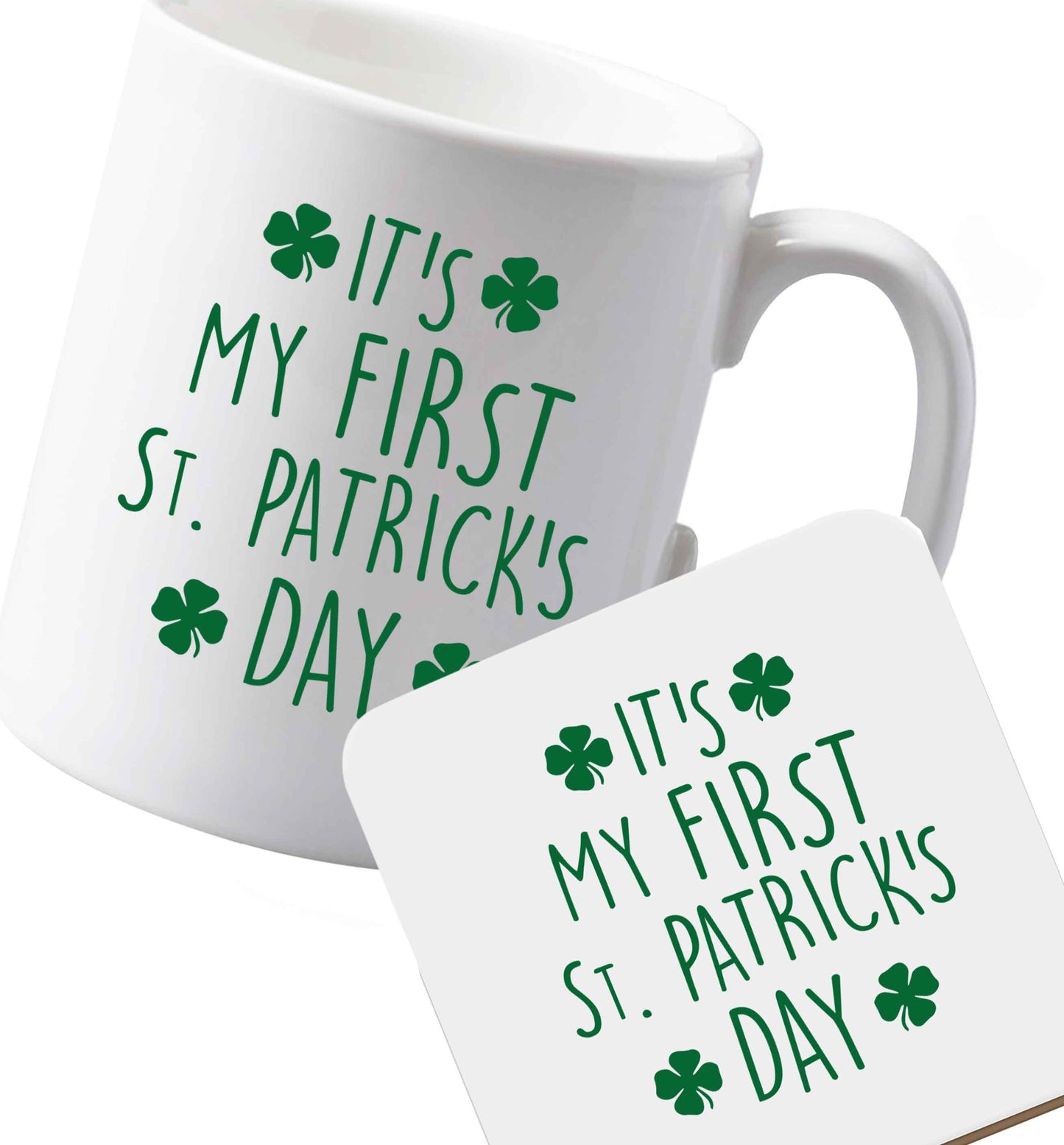 10 oz Ceramic mug and coaster Favourite Type Pan Pancake both sides