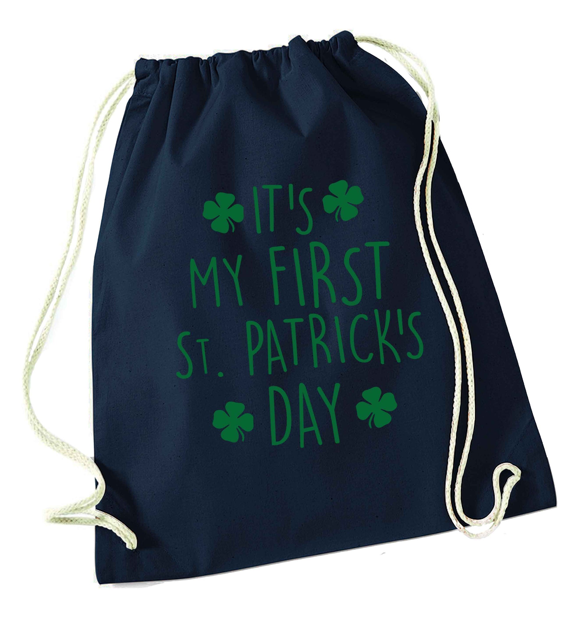 It's my first St.Patrick's day navy drawstring bag