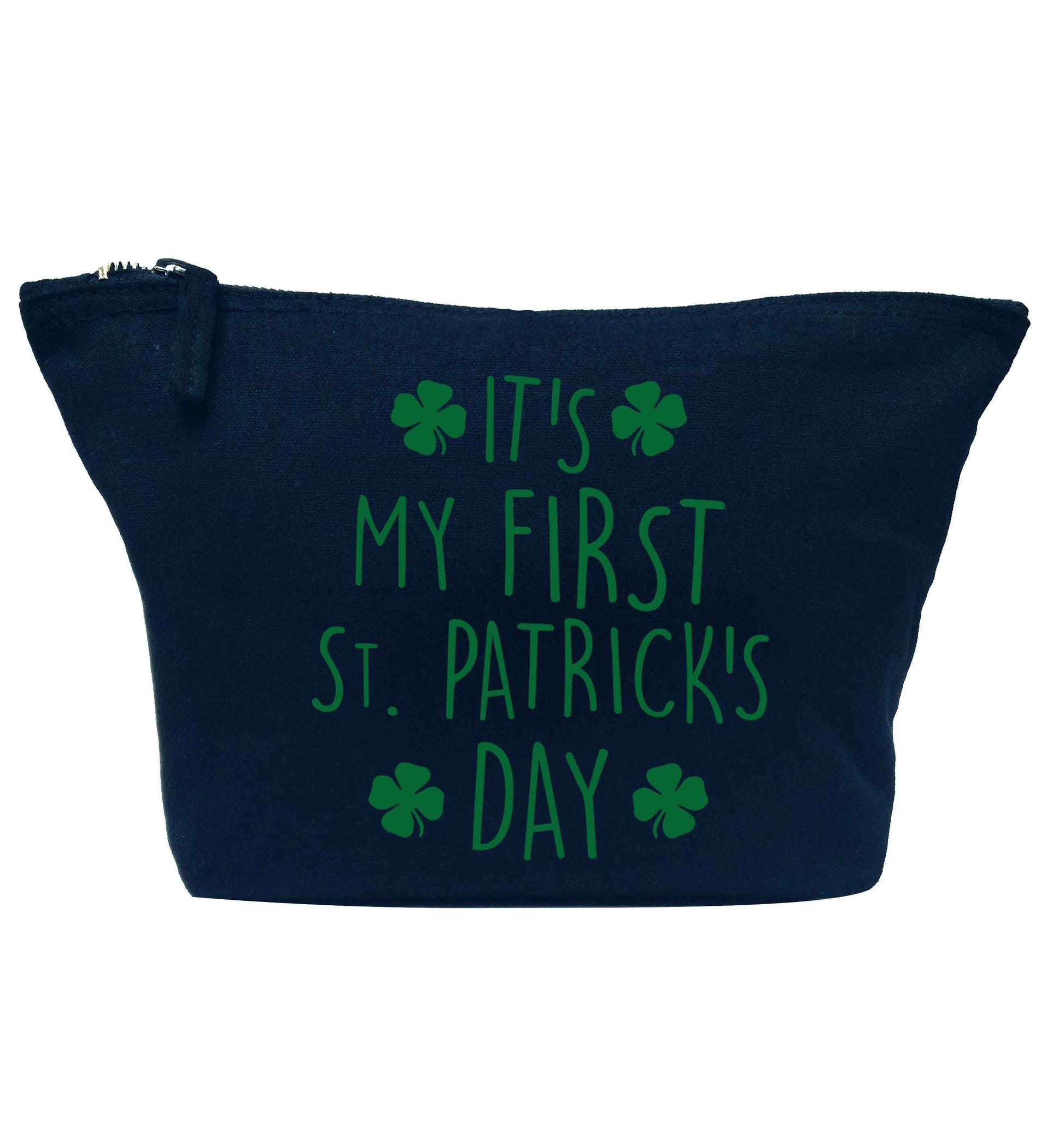 It's my first St.Patrick's day navy makeup bag