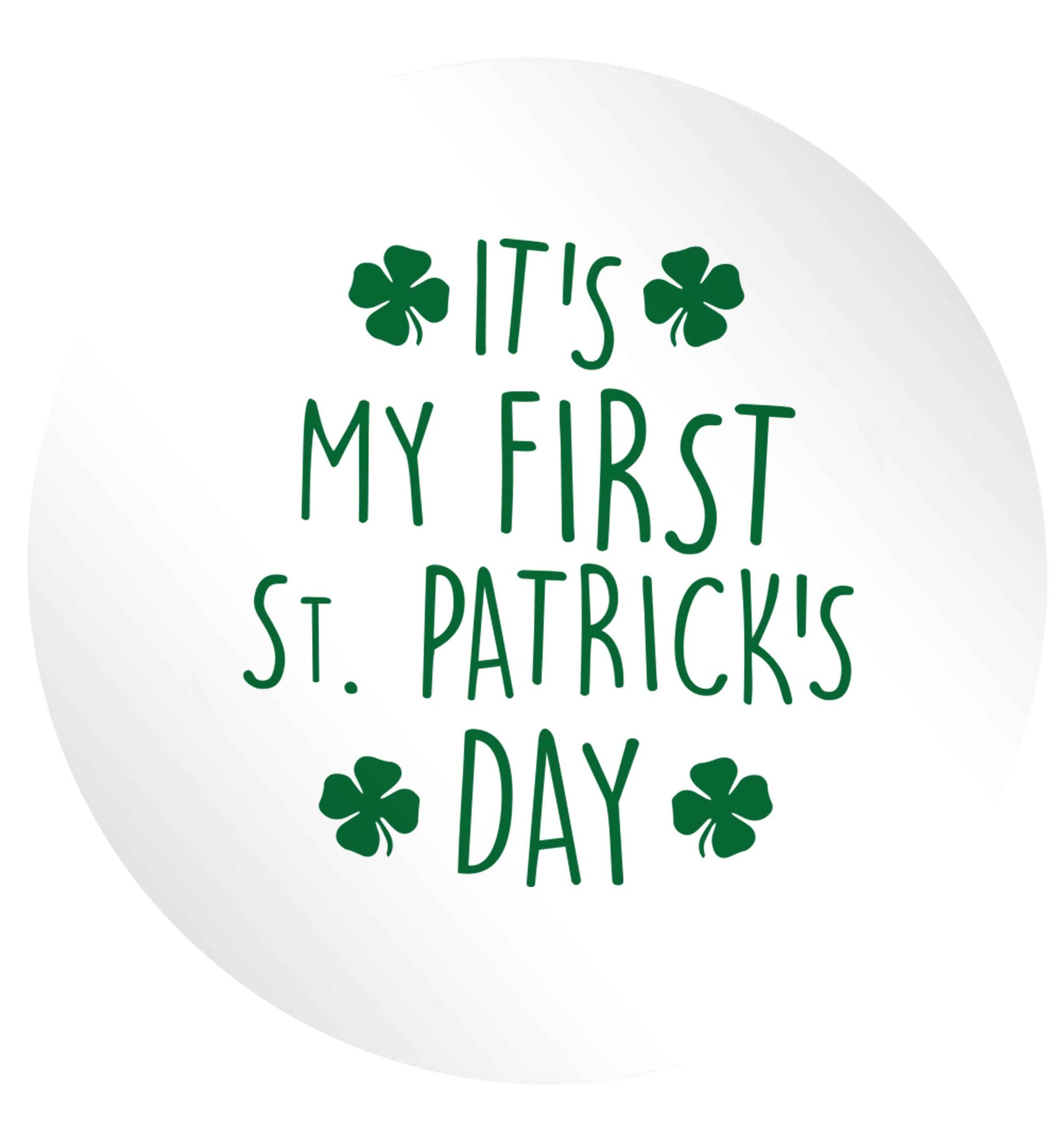 It's my first St.Patrick's day 24 @ 45mm matt circle stickers