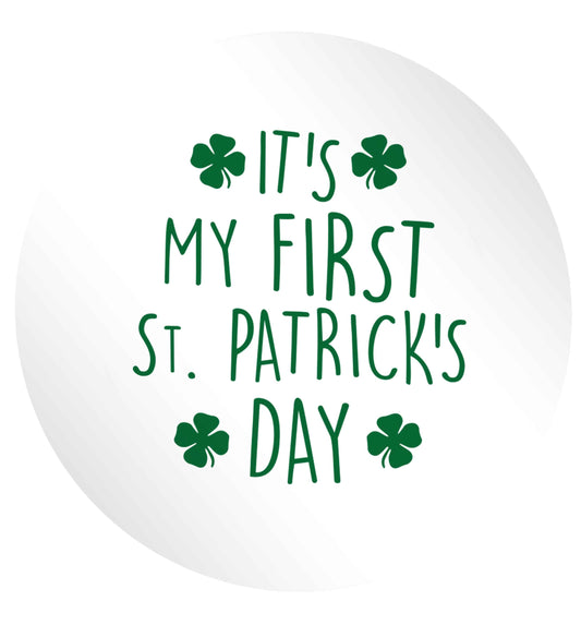 It's my first St.Patrick's day 24 @ 45mm matt circle stickers
