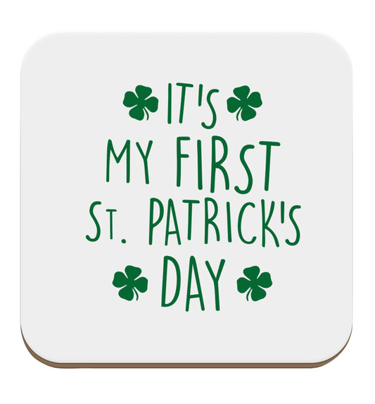 It's my first St.Patrick's day set of four coasters
