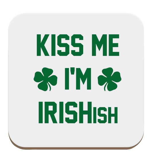 Kiss me I'm Irishish set of four coasters