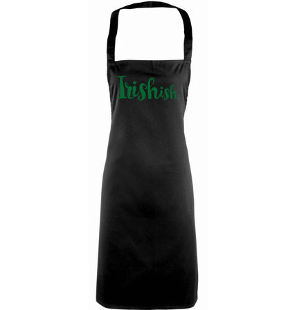 Irishish adults black apron