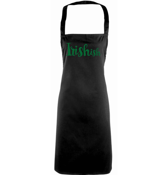 Irishish adults black apron