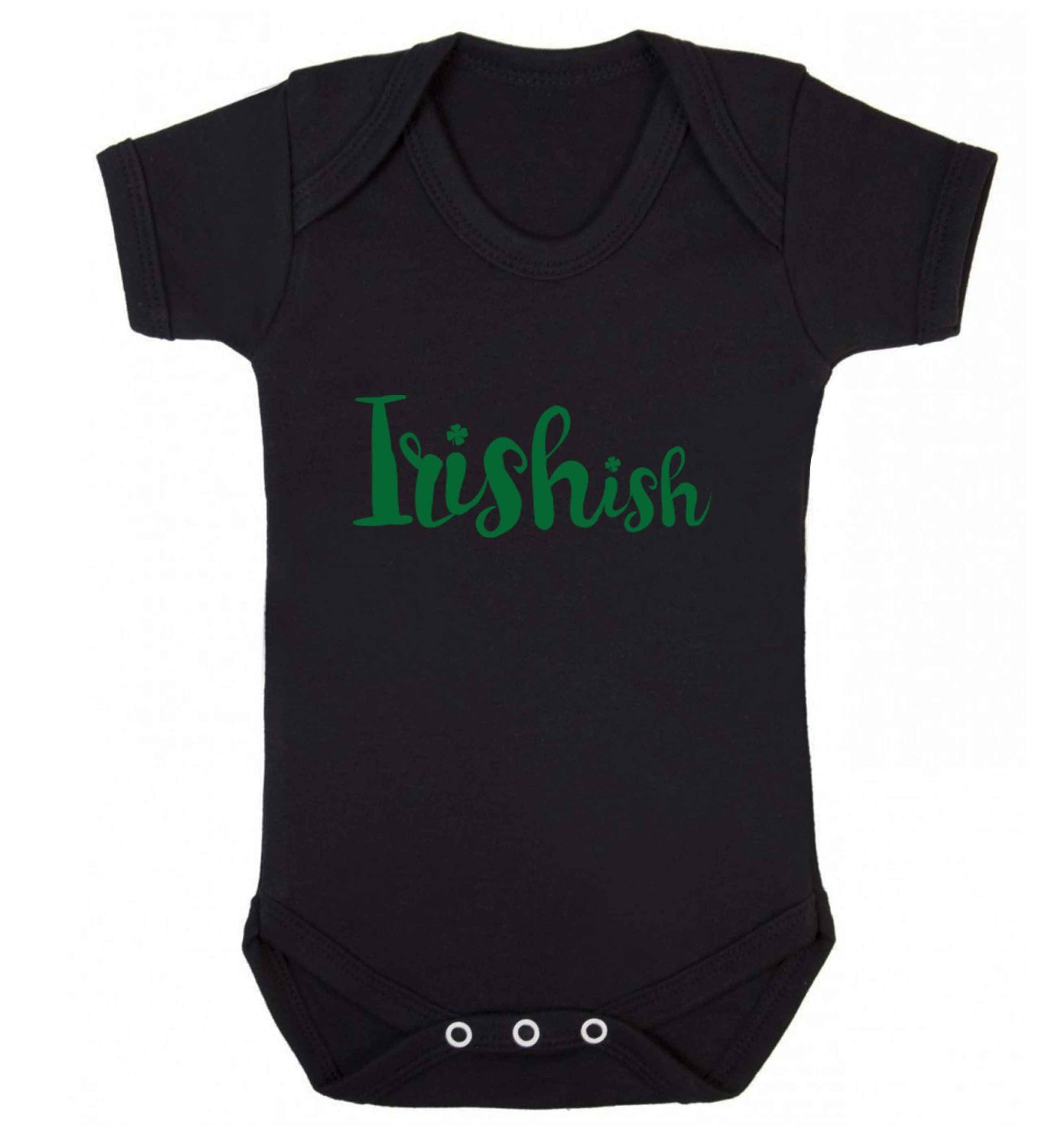 Irishish baby vest black 18-24 months