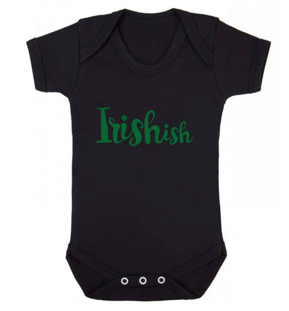 Irishish baby vest black 18-24 months