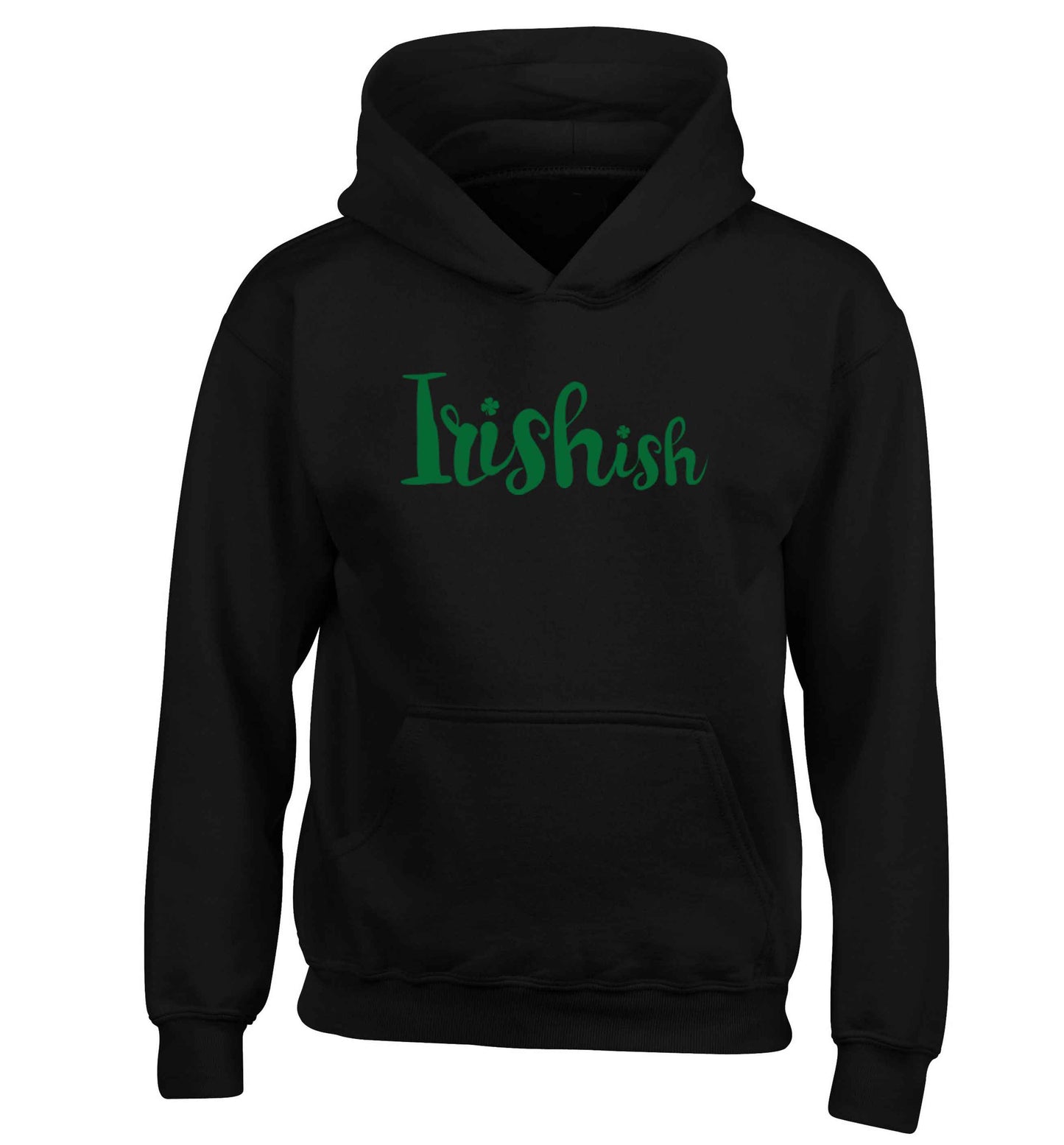 Irishish children's black hoodie 12-13 Years