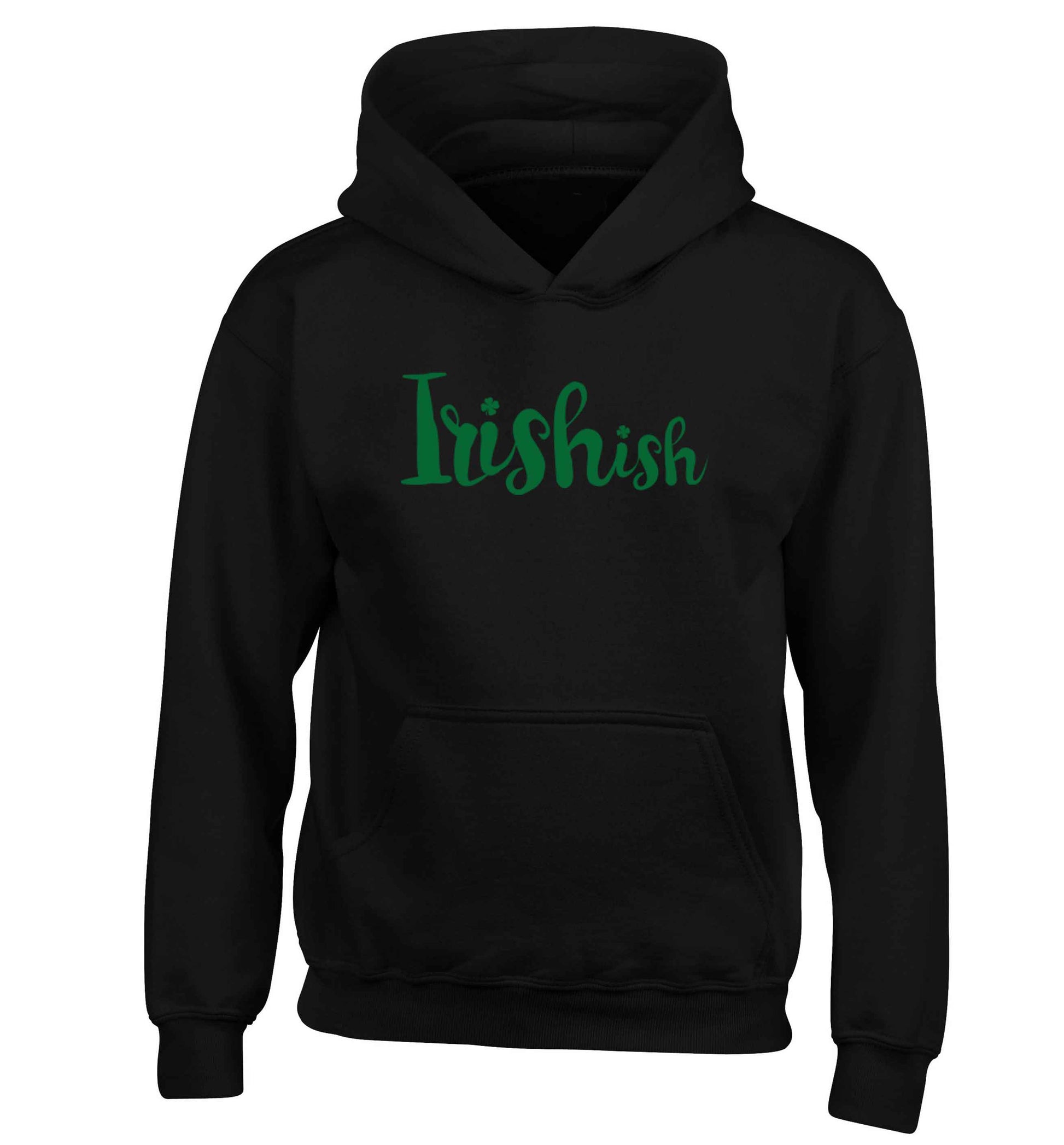 Irishish children's black hoodie 12-13 Years