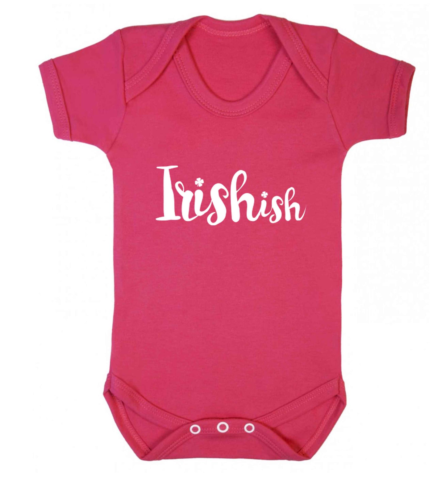 Irishish baby vest dark pink 18-24 months