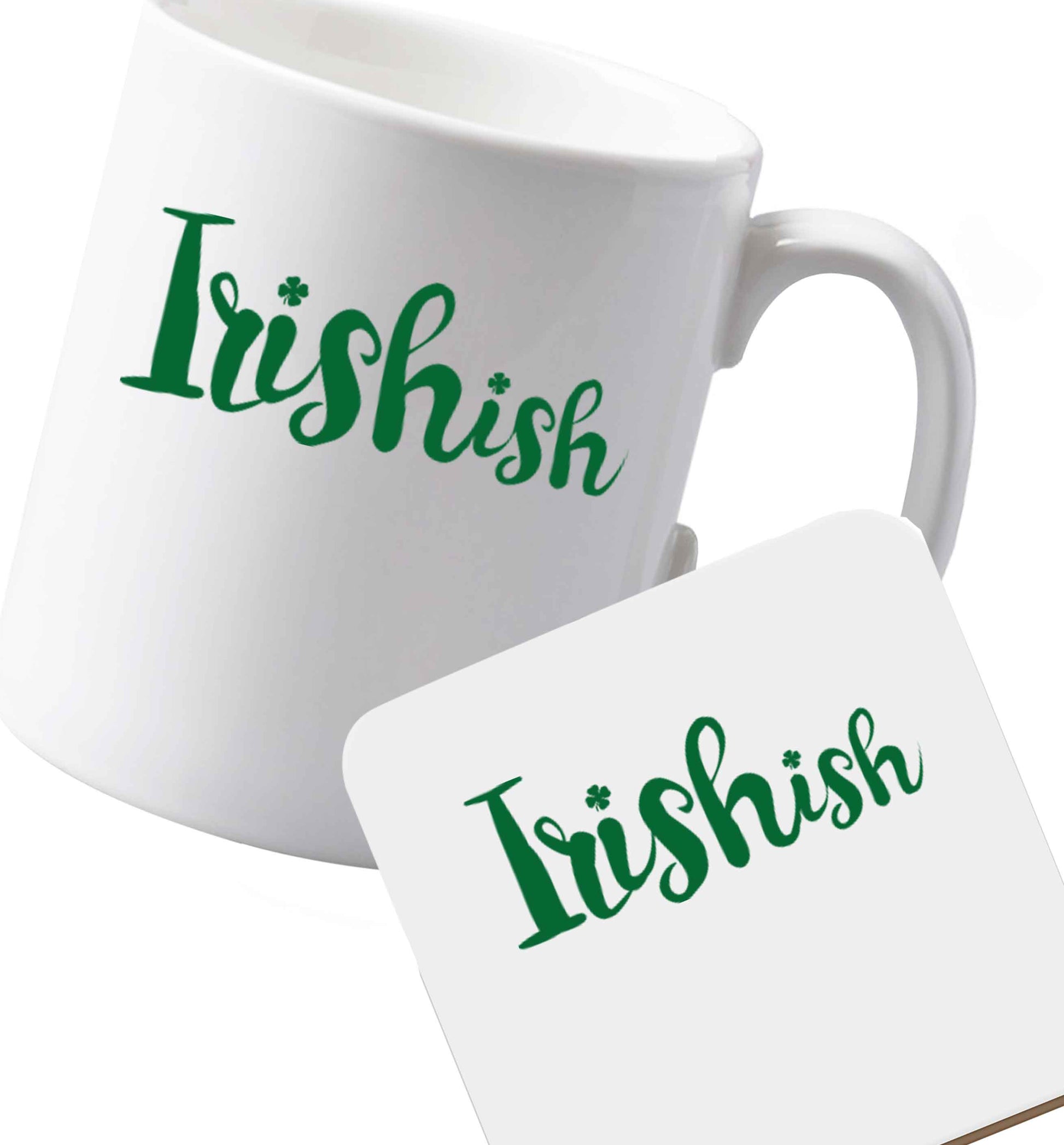 10 oz Ceramic mug and coaster Favourite Type Pan Pancake both sides