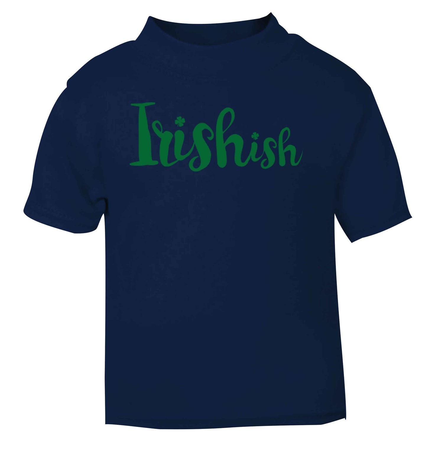 Irishish navy baby toddler Tshirt 2 Years