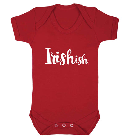 Irishish baby vest red 18-24 months