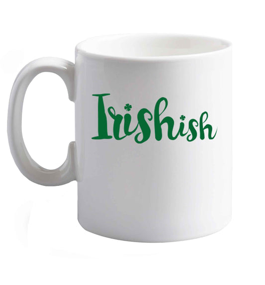 10 oz Favourite Type Pan Pancake ceramic mug right handed