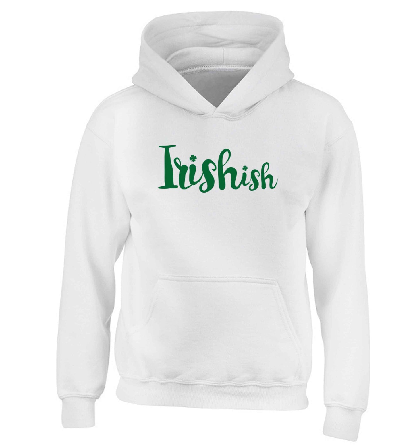 Irishish children's white hoodie 12-13 Years