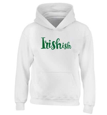 Irishish children's white hoodie 12-13 Years