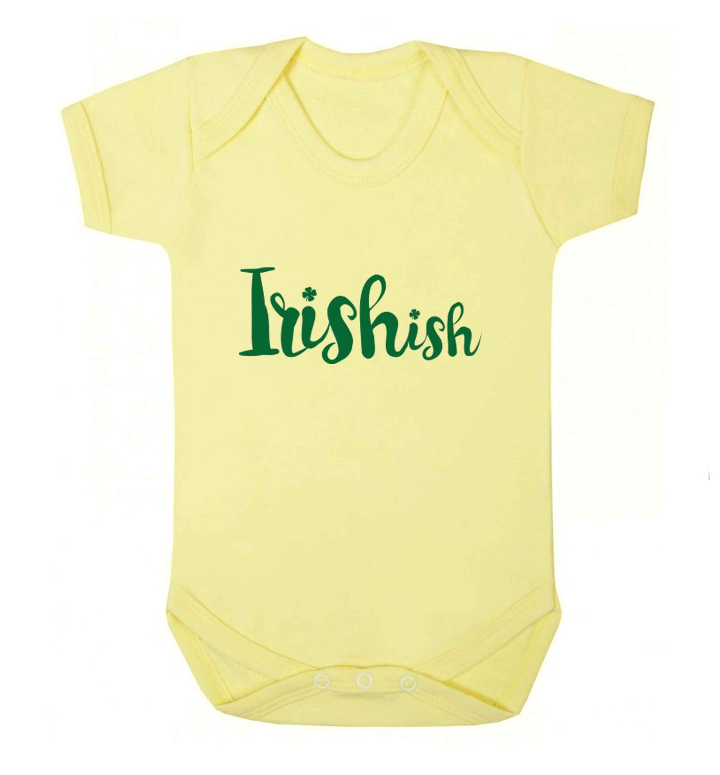 Irishish baby vest pale yellow 18-24 months