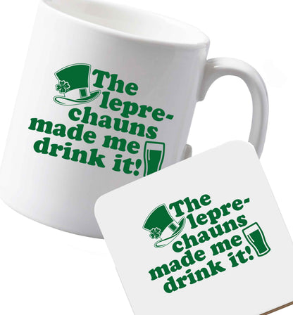 10 oz Ceramic mug and coaster Favourite Type Pan Pancake both sides