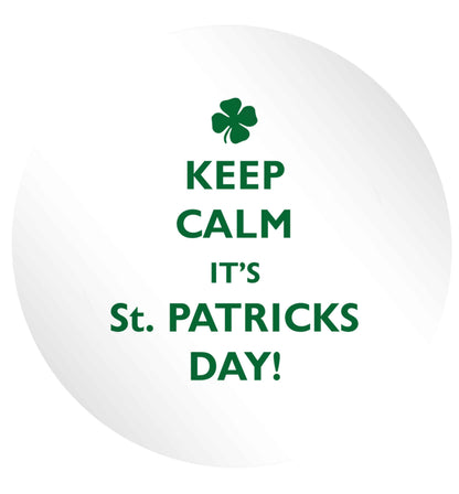 I can't keep calm it's St.Patricks day 24 @ 45mm matt circle stickers