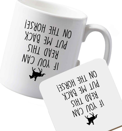 10 oz Ceramic mug and coaster Favourite Type Pan Pancake both sides
