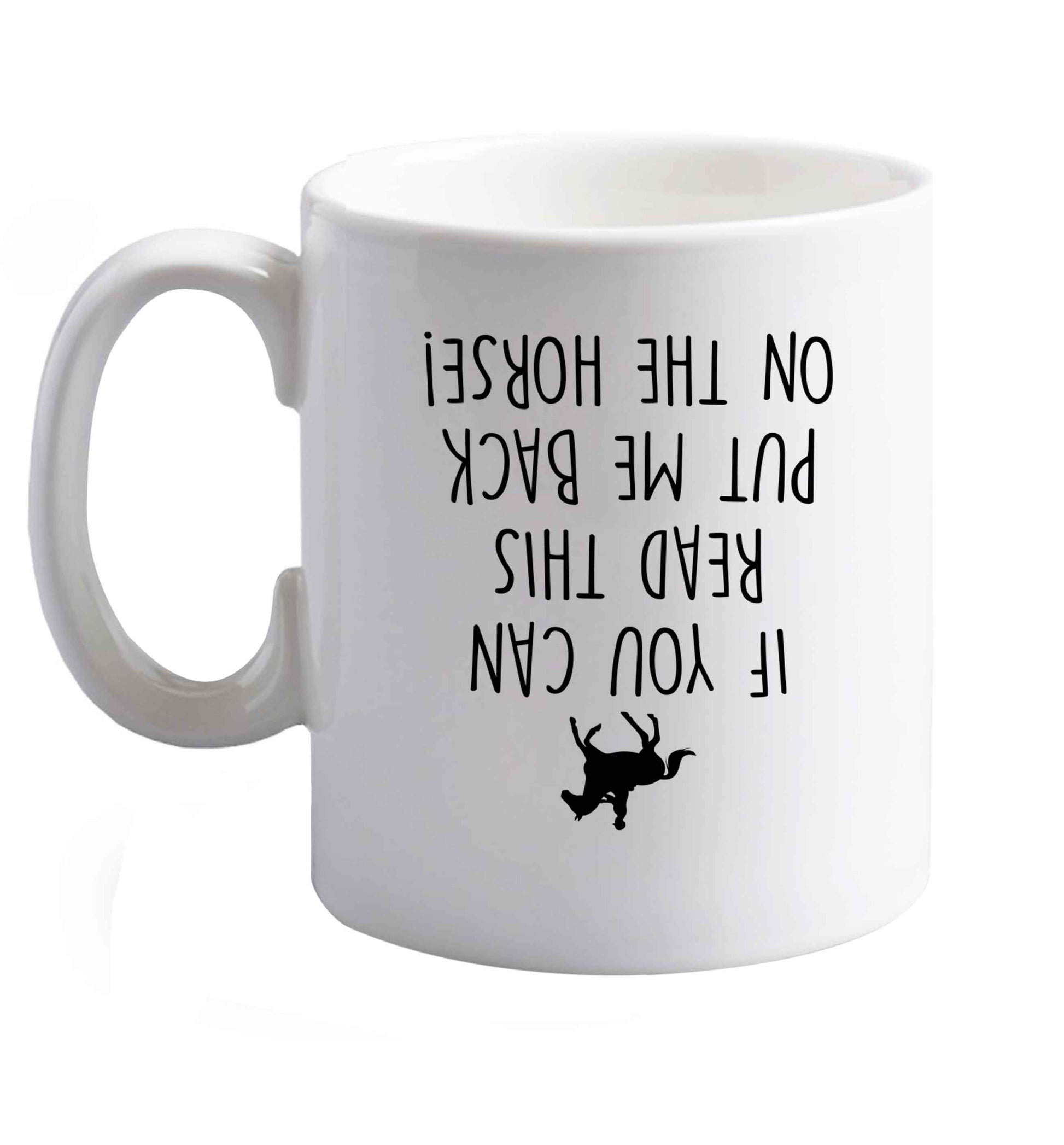 10 oz Favourite Type Pan Pancake ceramic mug right handed