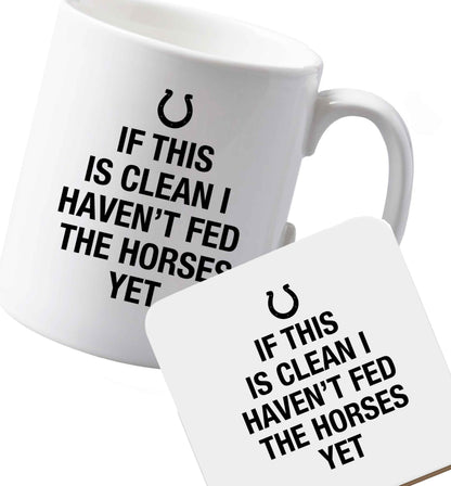 10 oz Ceramic mug and coaster Favourite Type Pan Pancake both sides