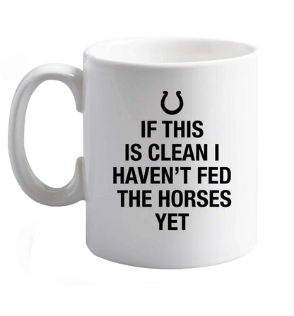 10 oz Favourite Type Pan Pancake ceramic mug right handed