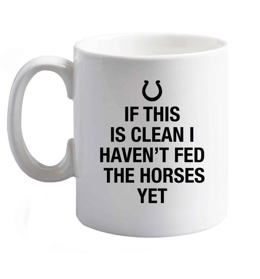 10 oz Favourite Type Pan Pancake ceramic mug right handed