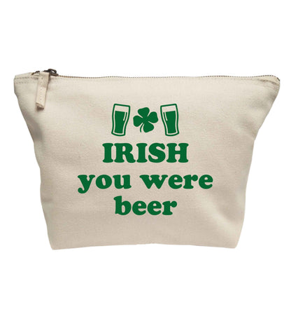 Irish you were beer | Makeup / wash bag