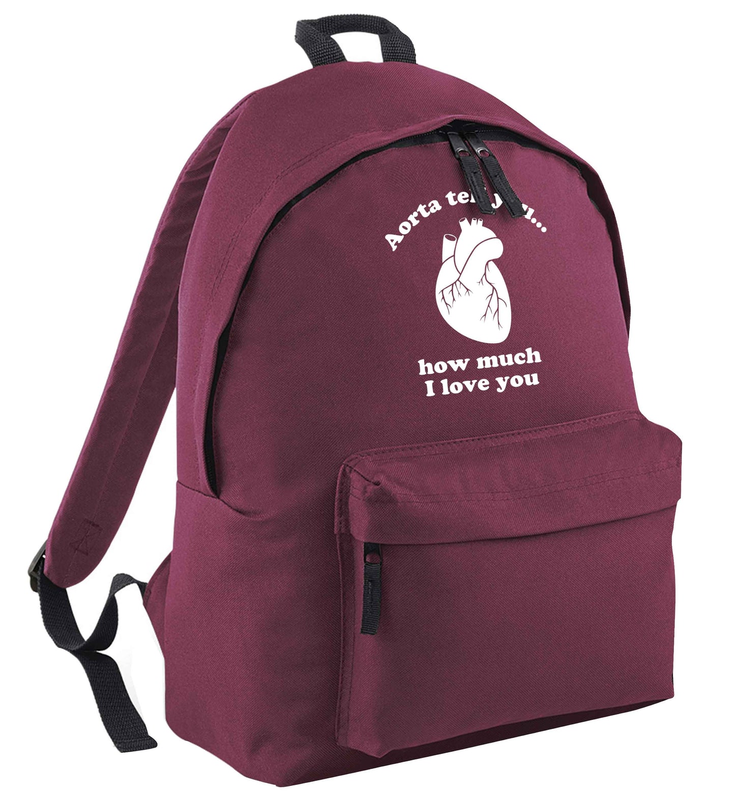 Aorta tell you how much I love you black adults backpack