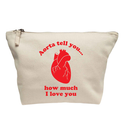 Aorta tell you how much I love you | Makeup / wash bag
