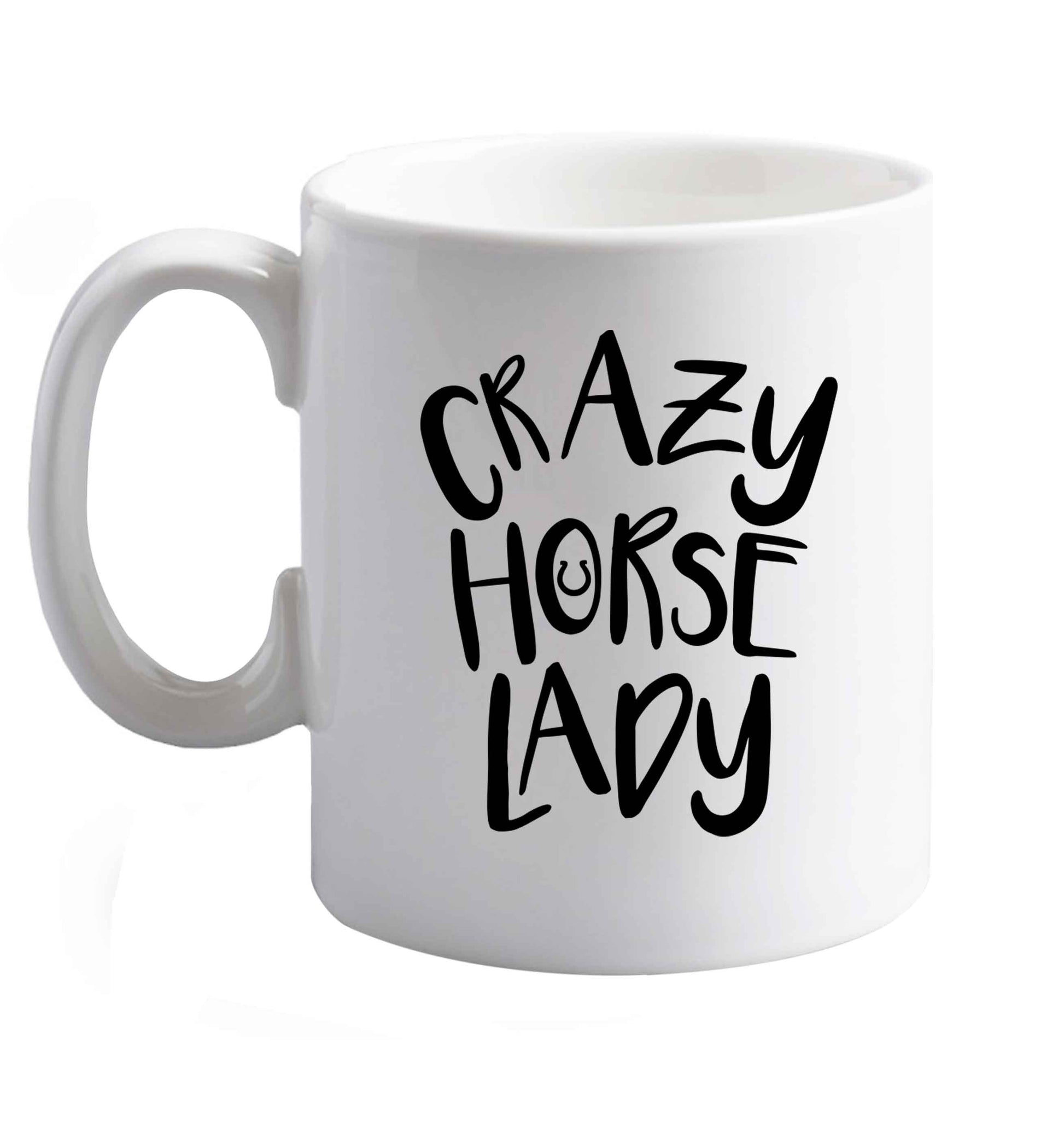 10 oz Favourite Type Pan Pancake ceramic mug right handed