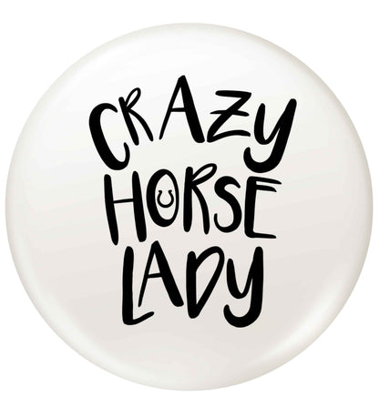 Crazy horse lady small 25mm Pin badge