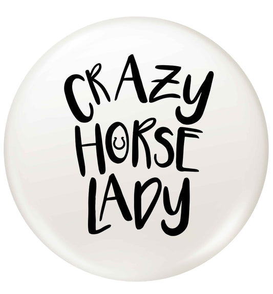Crazy horse lady small 25mm Pin badge