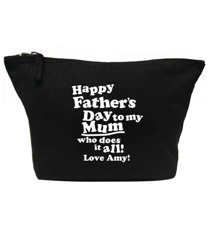 Happy Father's day to my mum who does it all | Makeup / wash bag