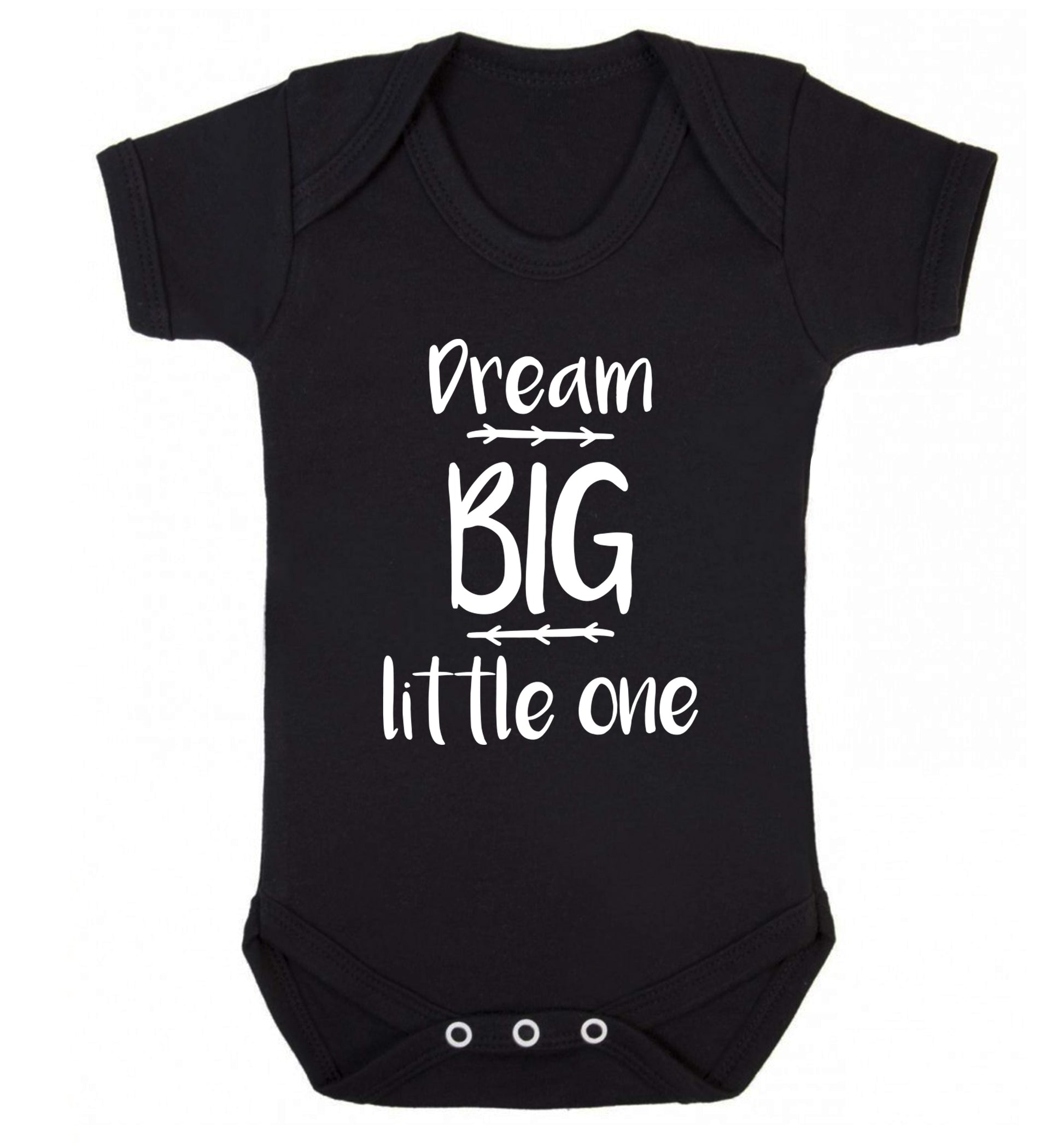 Dream big little one Baby Vest black 18-24 months