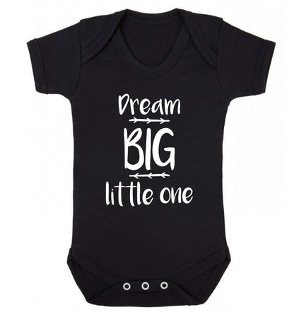 Dream big little one Baby Vest black 18-24 months