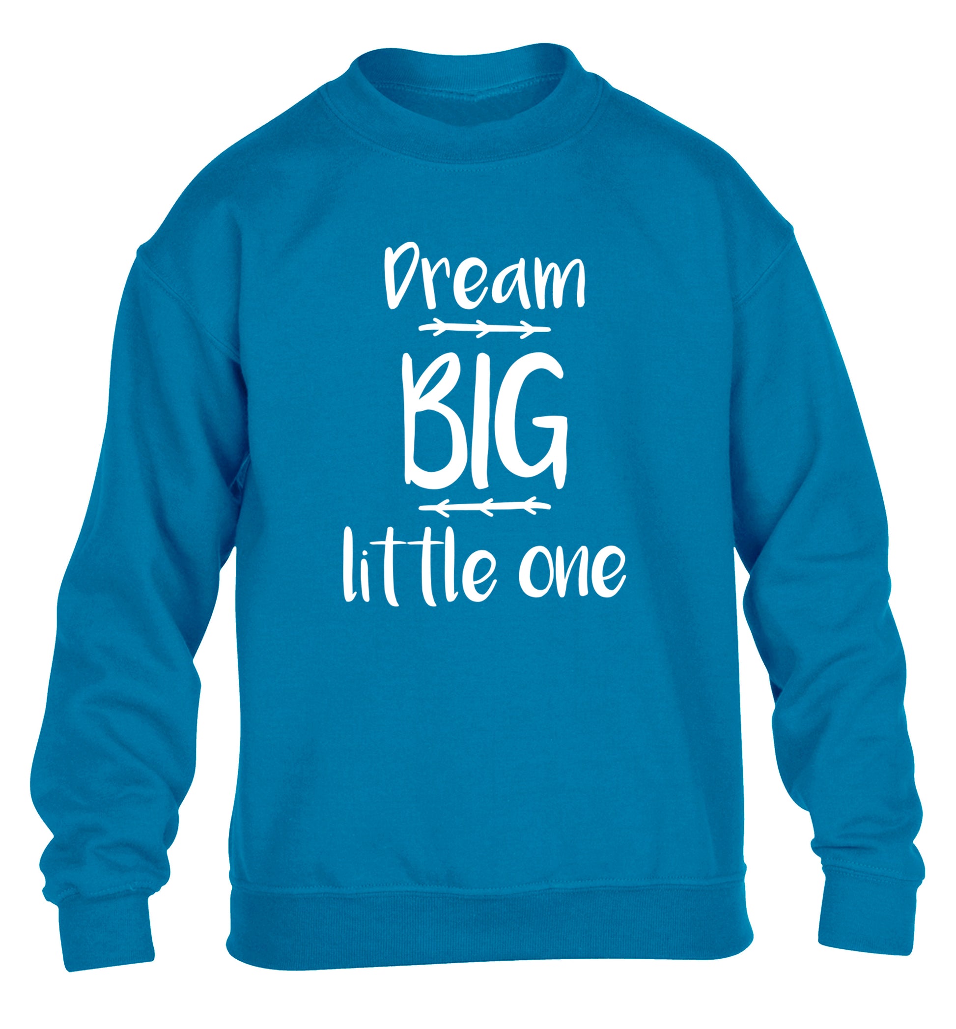 Dream big little one children's blue sweater 12-14 Years