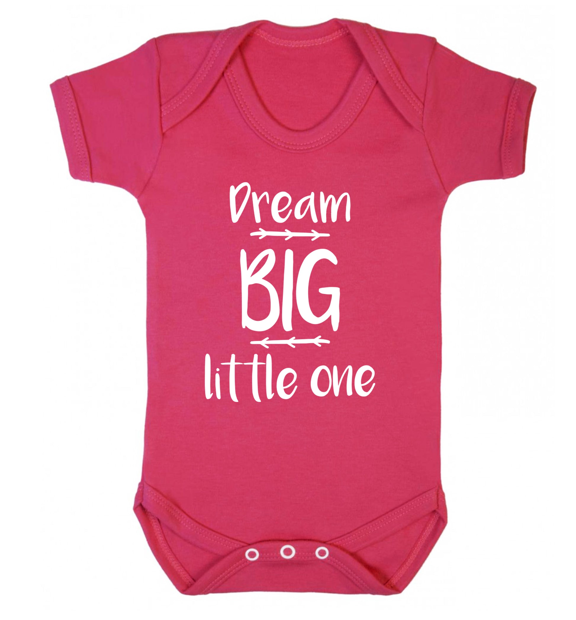 Dream big little one Baby Vest dark pink 18-24 months